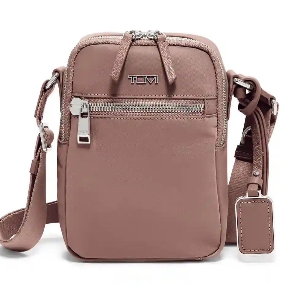 TUMI Persia Crossbody Bag Light Mauve NEW